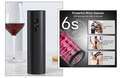 Elektrický otvárač na víno