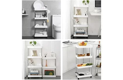 Organizér na kolieskach - police