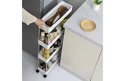 Organizér na kolieskach - police