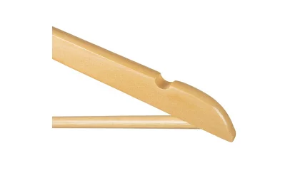 Drevené ramienka na odevy – sada 10 kusov