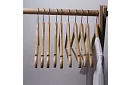 Drevené ramienka na odevy – sada 10 kusov