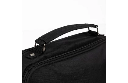 Školská taška - čierna pera s uchom