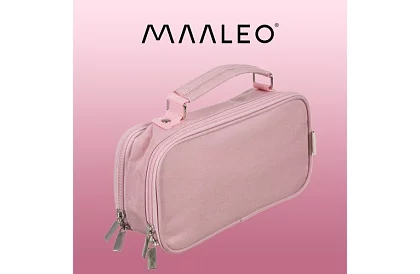 Školské puzdro - ružová pera s uchom