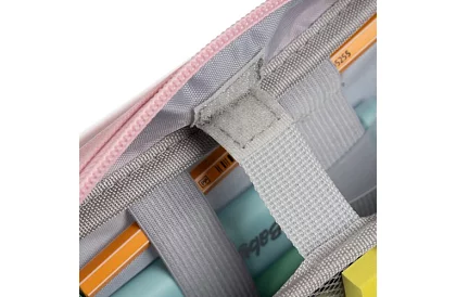 Školské puzdro - ružová pera s uchom