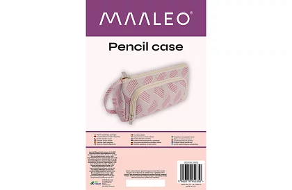 Školské puzdro - ružová pera s vzorom