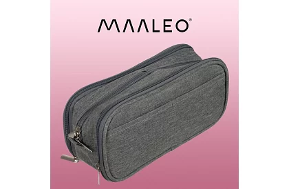 Rozšíriteľné školské puzdro - šedý peračník