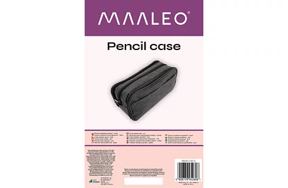 Rozšíriteľné školské puzdro - šedý peračník