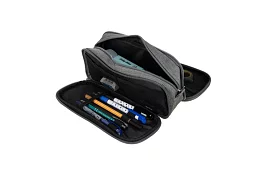 Rozšíriteľné školské puzdro - šedý peračník