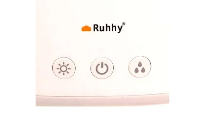 Zvlhčovač s led nočnou lampou s efektom dopadajúceho dažďa