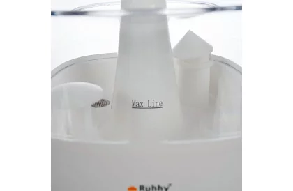 Zvlhčovač s led nočnou lampou s efektom dopadajúceho dažďa