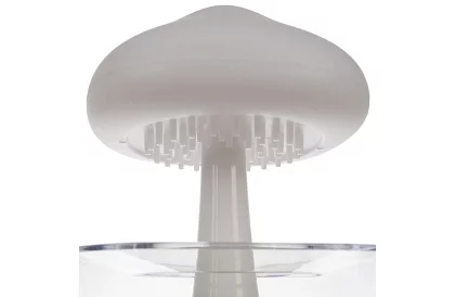 Zvlhčovač s led nočnou lampou s efektom dopadajúceho dažďa