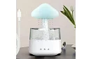 Zvlhčovač s led nočnou lampou s efektom dopadajúceho dažďa