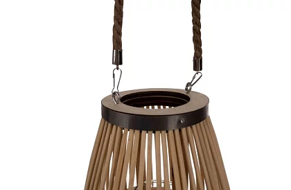 Bambusová lampa - svietnik 23 x 40 cm