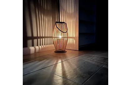 Bambusová lampa - svietnik 23 x 40 cm