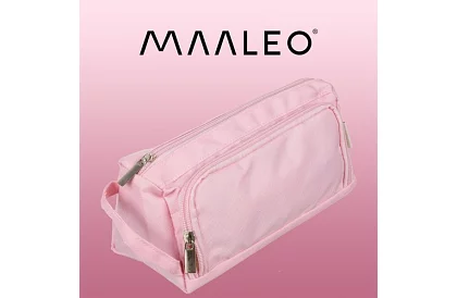 Školské puzdro - ružová pera s uchom