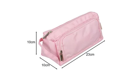 Školské puzdro - ružová pera s uchom