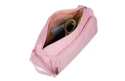 Školské puzdro - ružová pera s uchom