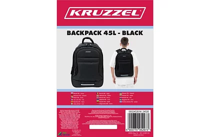 Batoh s kapacitou 45 litrov – čierny