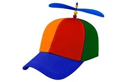 Barevná baseballová kšiltovka s vrtuľou