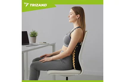 Zdravotná akupresúrna podložka s vankúšom a 2 masážnymi guľôčkami