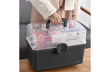 Pevný organizér na lieky