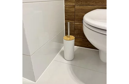 Kúpeľňové doplnky - biela sada 6 kusov