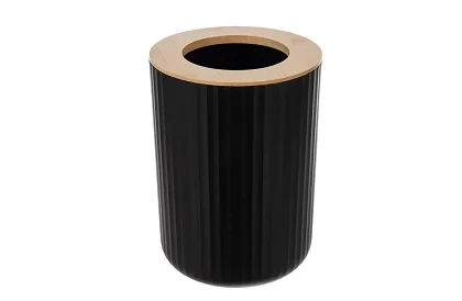 Kúpeľňové doplnky - čierna sada 6 kusov