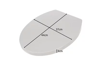 WC doska s pomalým sklápěním