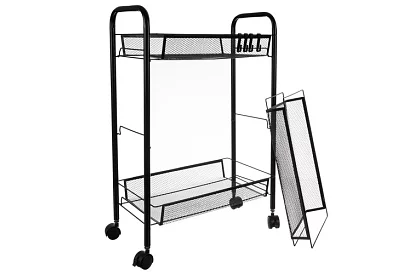 Mobilný pojazdný regál - 65 x 25 x 44 cm