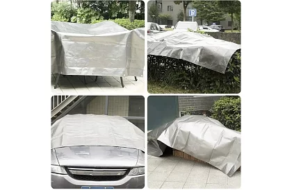 Krycia plachta s okami - 3 x 4 metre