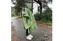 Pončo pláštenka do dažďa - zelená