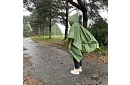 Pončo pláštenka do dažďa - zelená
