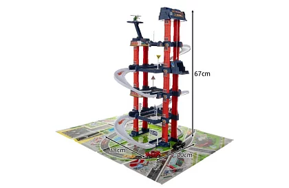 Parkovacia garáž 4 poschodia s výťahom