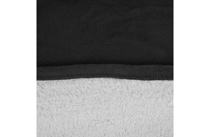 Veľká oversize mikina - čierna deka