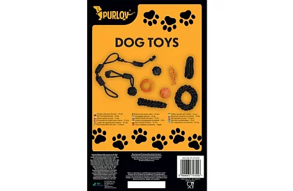 Veľká sada hračiek pre psov - 10ks