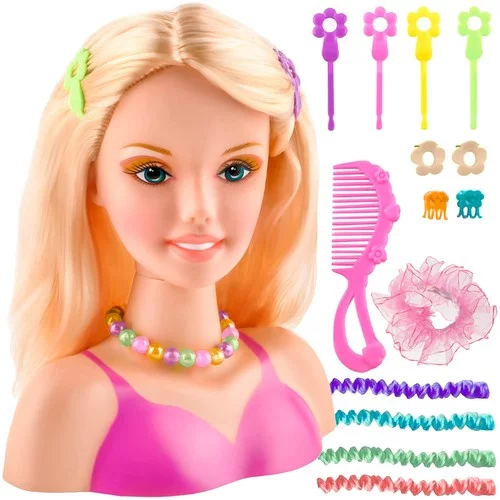 Hlava na úpravu vlasov + doplnky