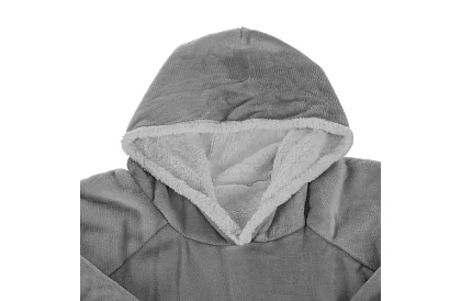 Veľká oversize mikina - šedá deka