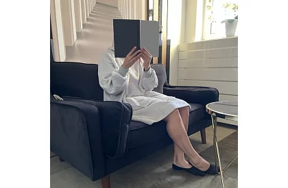 Veľká oversize mikina - šedá deka