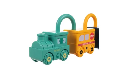 Vzdelávacie vozne s visiacimi zámkami