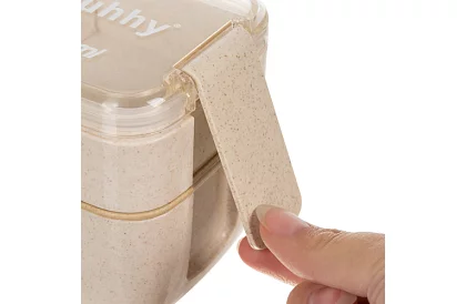 Svačinový box s príborom - obedový box 750ml