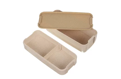 Svačinový box s príborom - obedový box 750ml