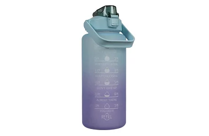 Veľká motivačná fľaša na vodu 2000 ml