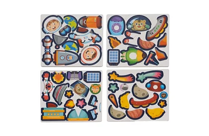 Magnetická puzzle knižka - vesmír