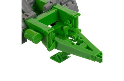 Veľký traktor s vlekom