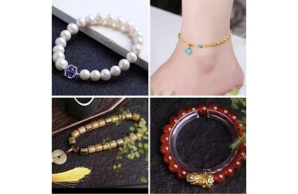 Transparentná guma na výrobu náramkov - 40 m