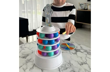 Dovednostná hra pre deti - Tučniak na veži