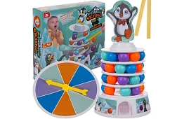 Dovednostná hra pre deti - Tučniak na veži