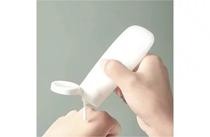 Cestovné fľaštičky na kozmetiku - sada do lietadla