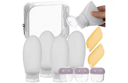 Cestovné fľaštičky na kozmetiku - sada do lietadla