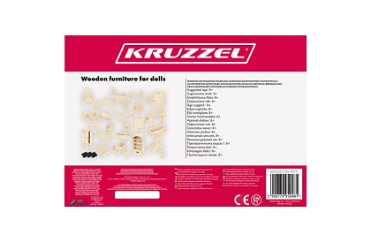 Drevený nábytok do domčeka pre bábiky